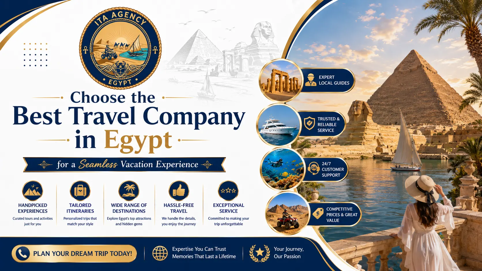 Choose the Best Travel Company in Egypt for a Seamless Vacation Experience